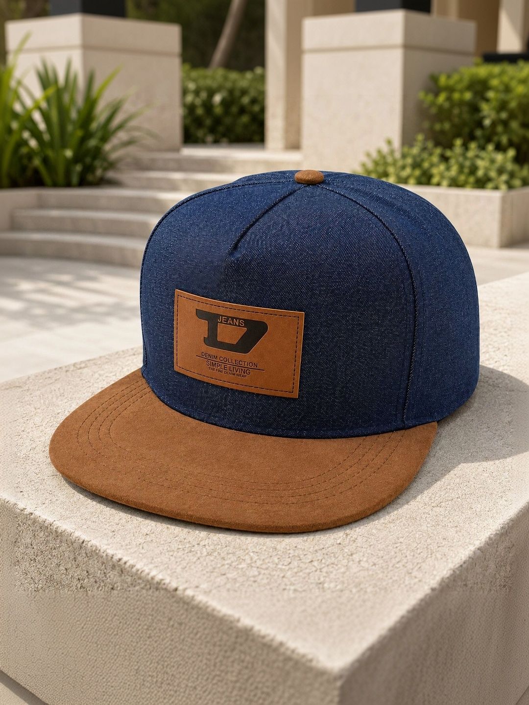 Vritraz Men Colourblocked Snapback Cap-image-15