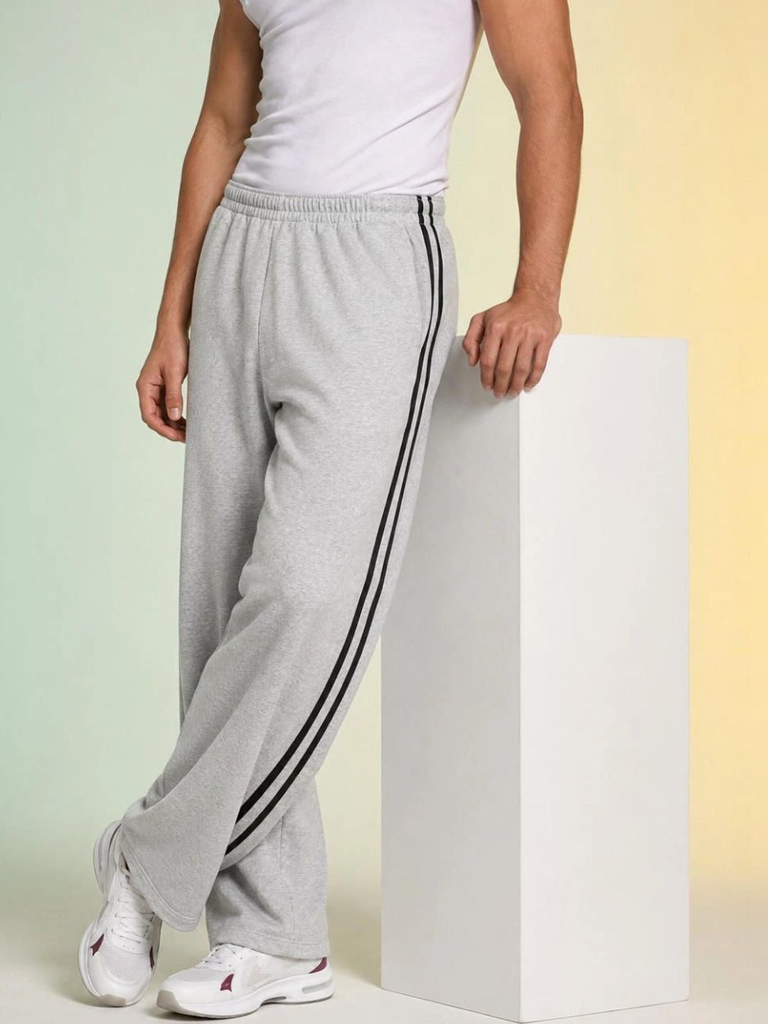 itsme Men Regular Fit Training Track Pants-picture-11
