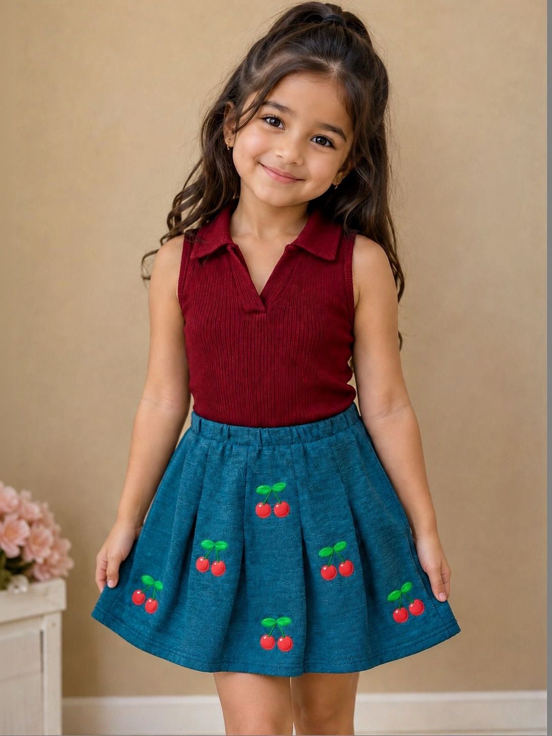 Ninas Girls Top with Skirt-picture-29