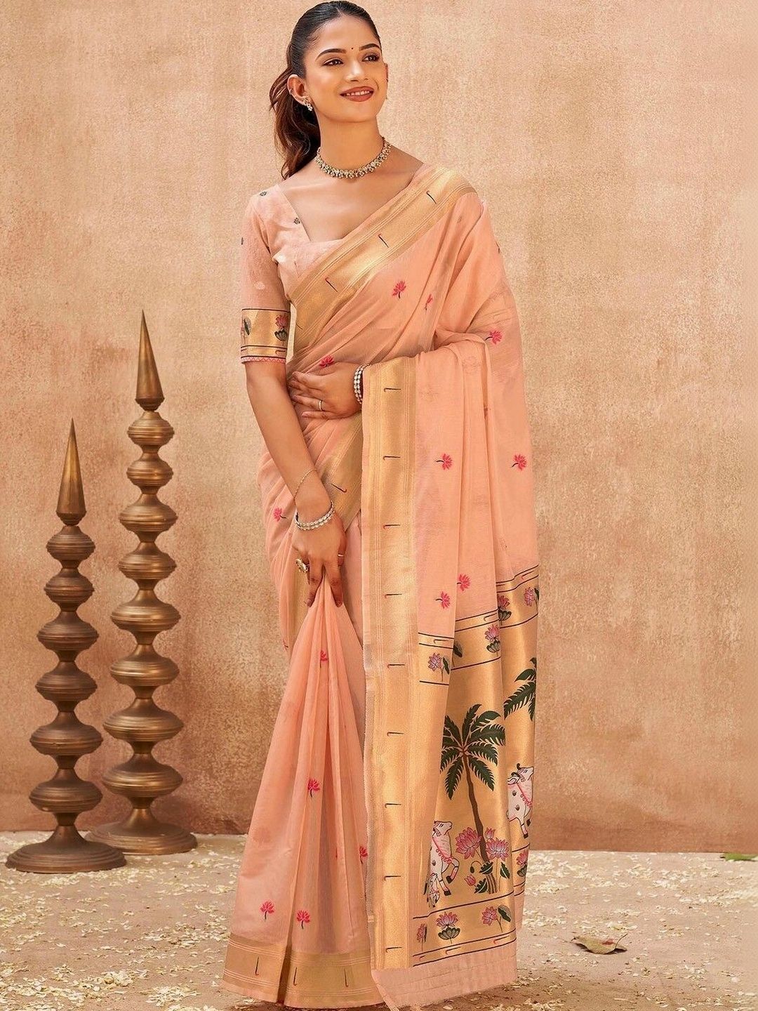 SAARA Woven Design Saree-image-48