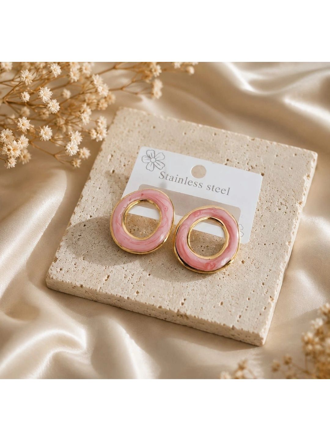 GARV GLEAM Circular Studs Earrings-picture-11