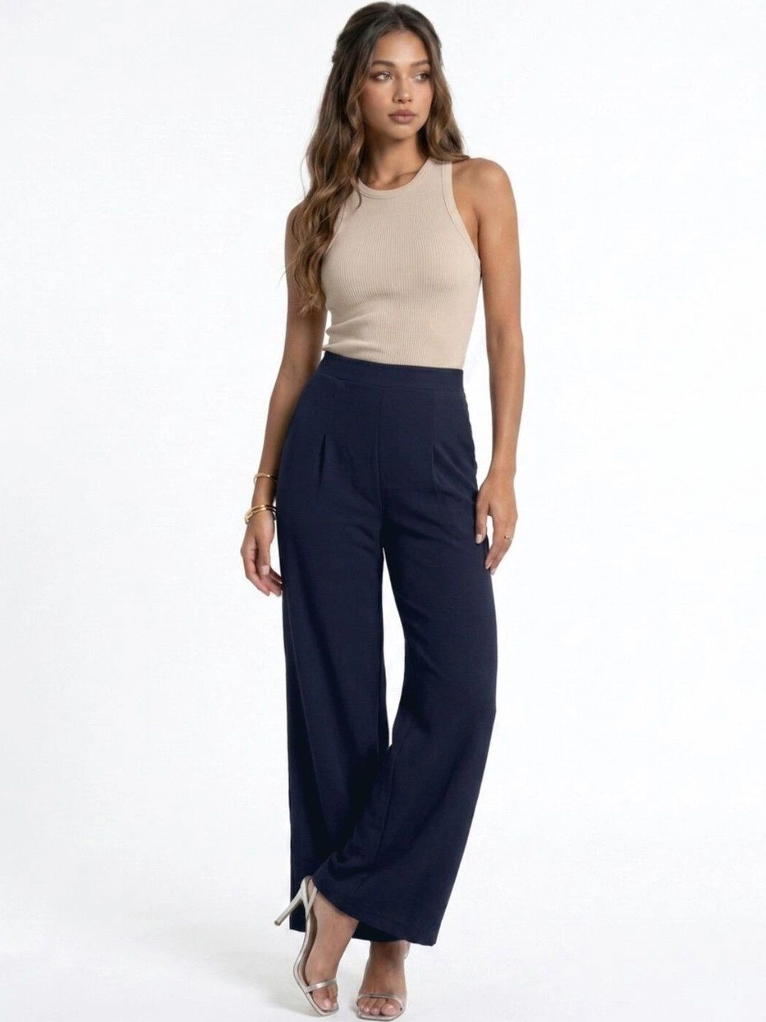 glitchez Women High-Rise Non Iron Trousers-picture-42