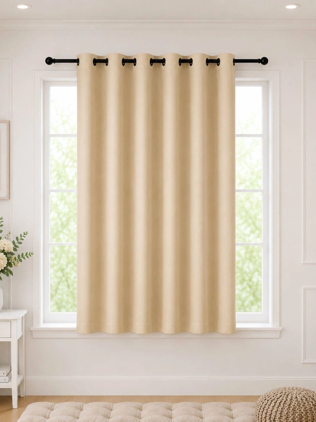 Homeful Style Gold-Toned Window Curtain-picture-4