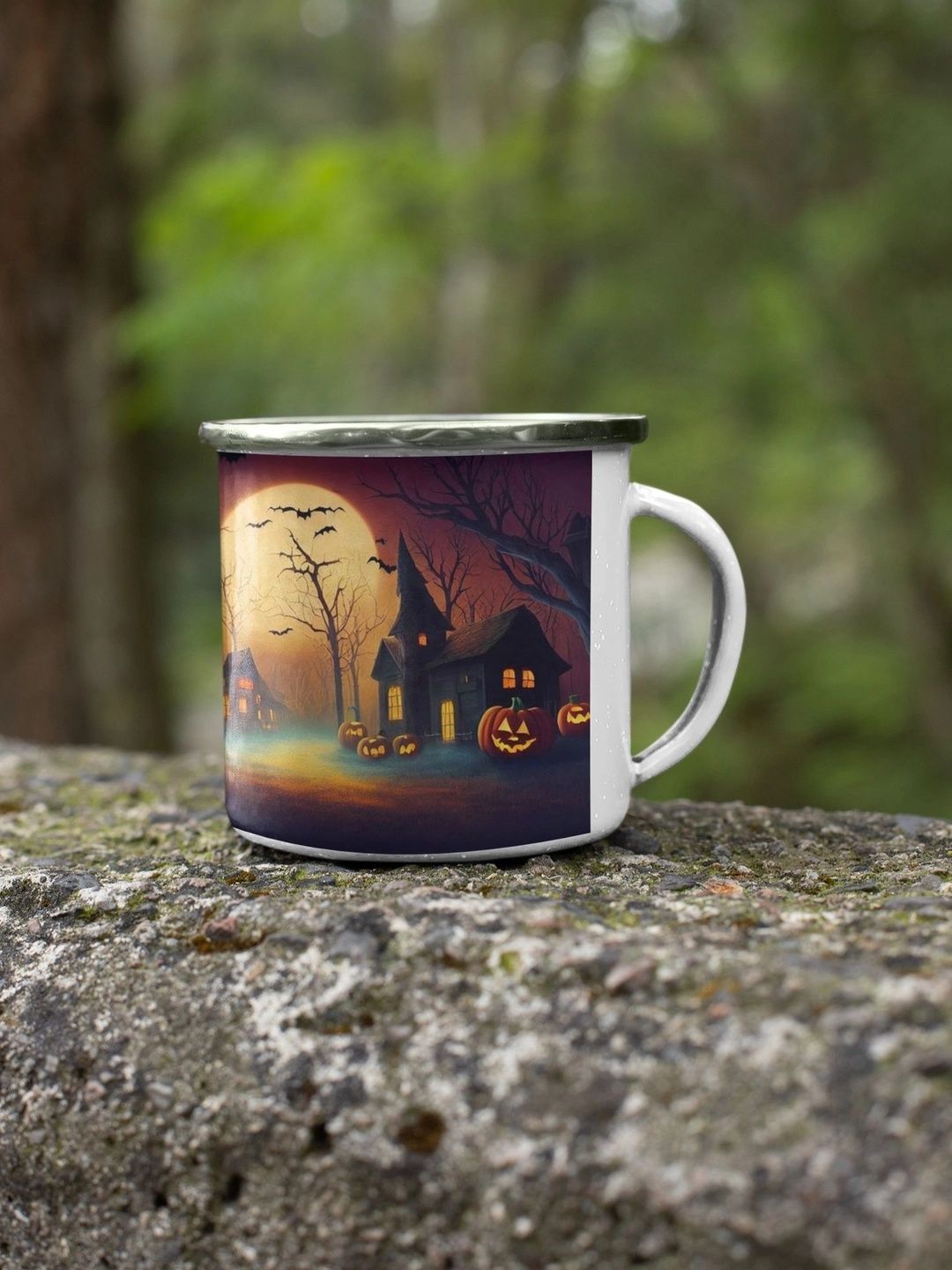 TAJNAN White Printed Ceramic Glossy Mugs Set of Cups and Mugs-image-31