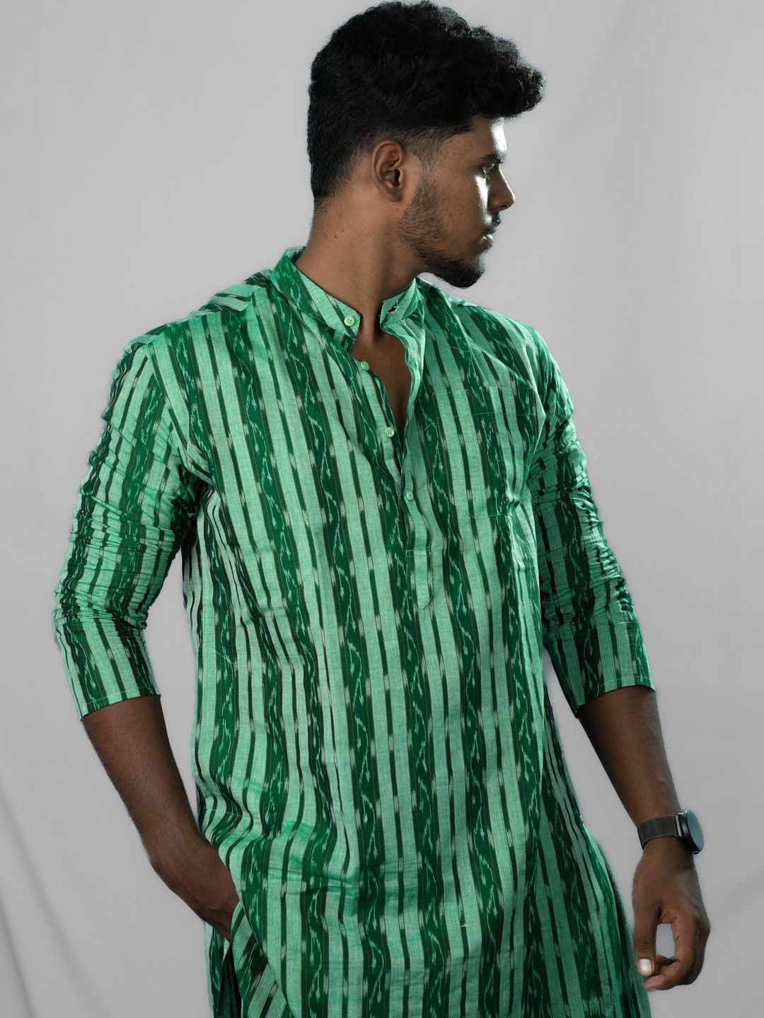 OdFab Men Handloom Kurta-picture-12