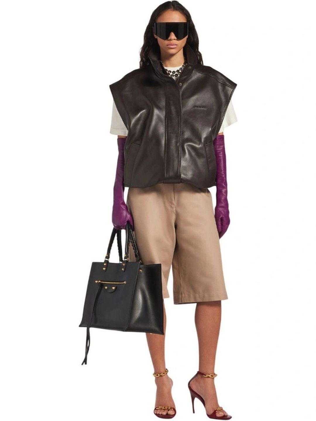Balenciaga Women Leather Jacket-picture-36