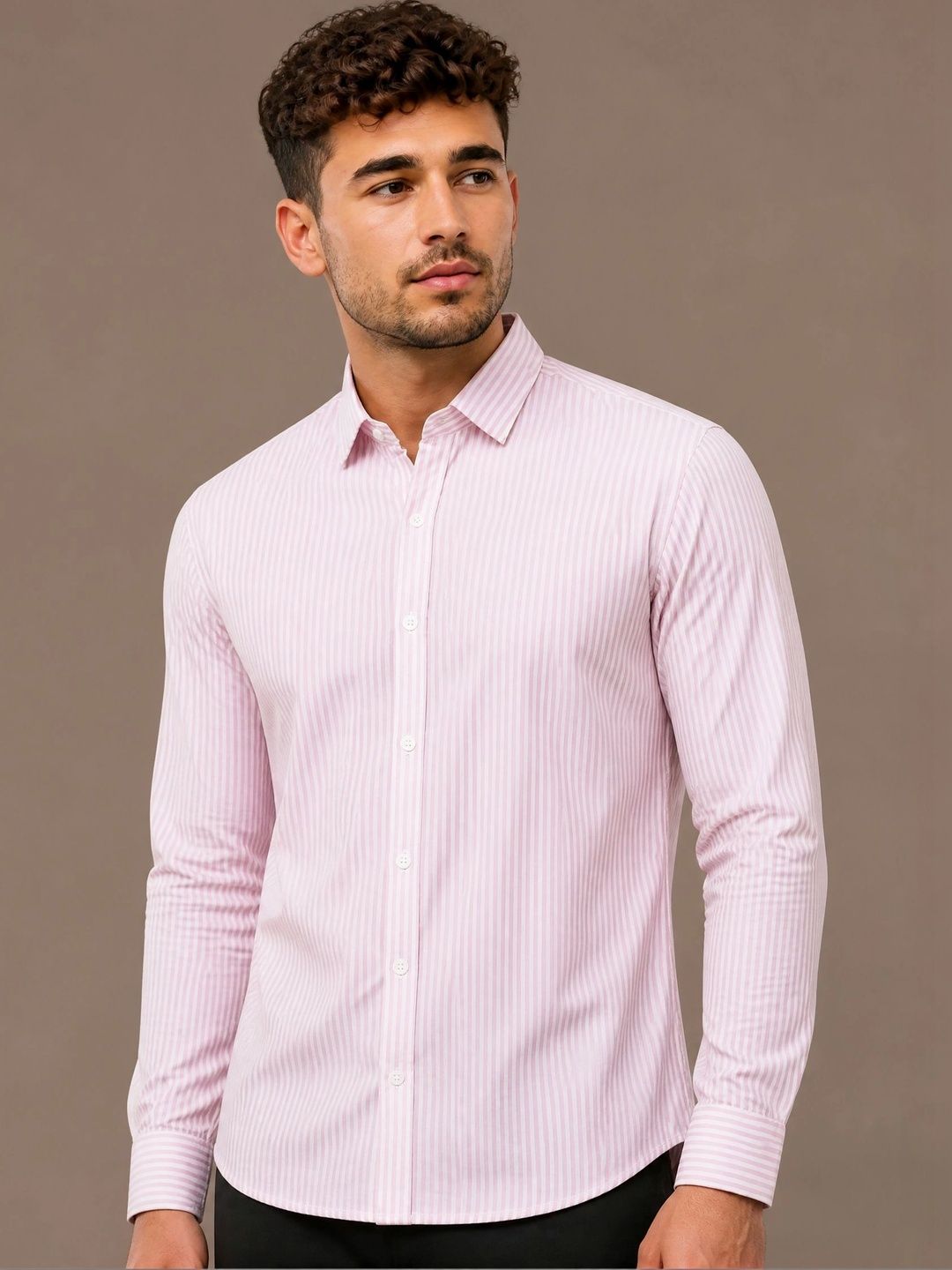 R.Code by The Roadster Life Co. Men Striped Casual Shirt-picture-22