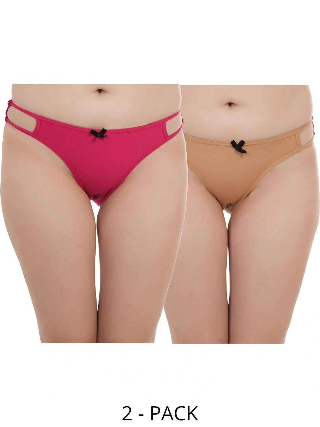 RESIZE Women Pack of 2 Assorted Cotton Blend Bikini-picture-21