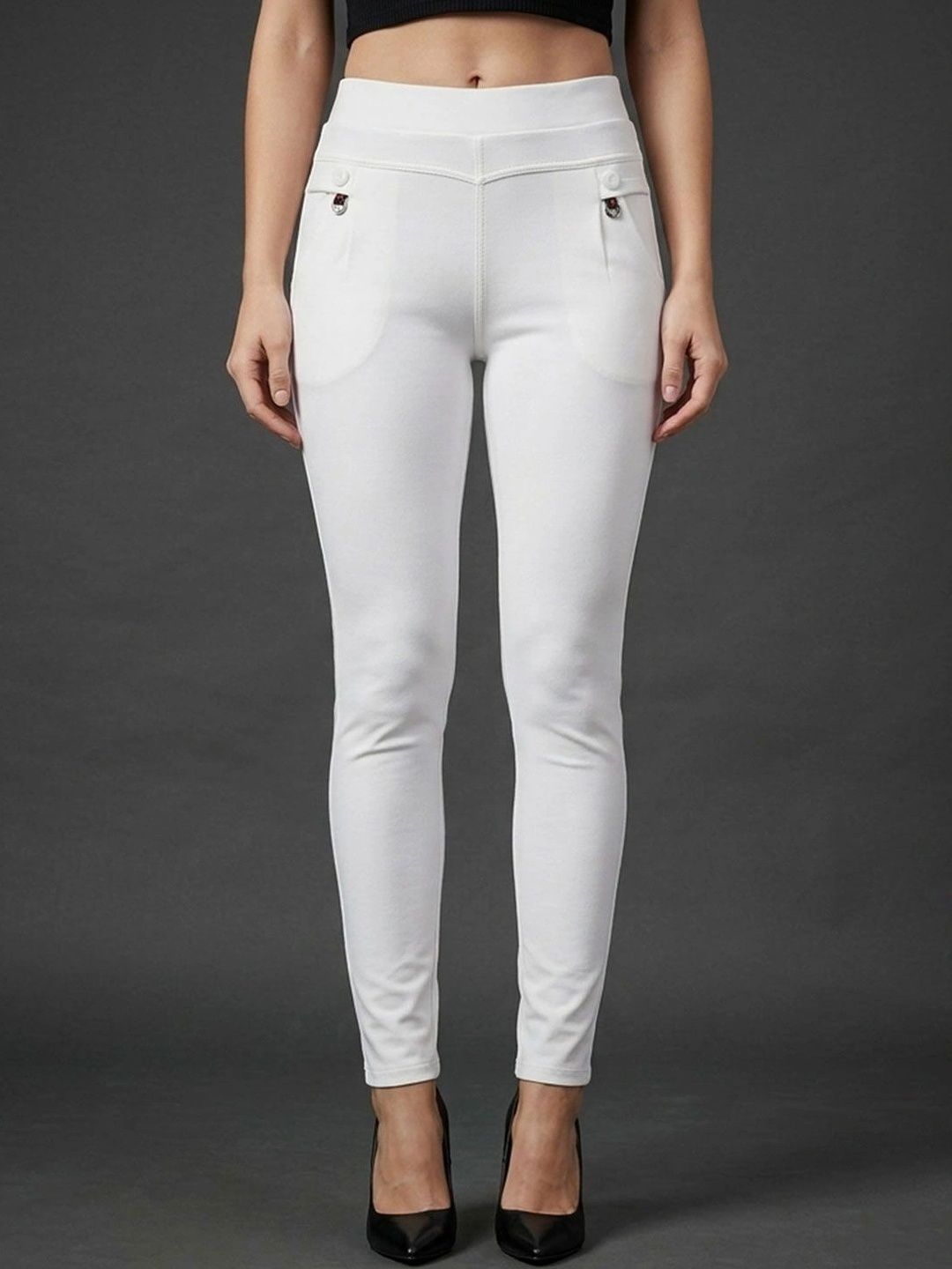 Sheluxe Women Comfort Skinny Fit High-Rise Stretchable Jeans-image-36