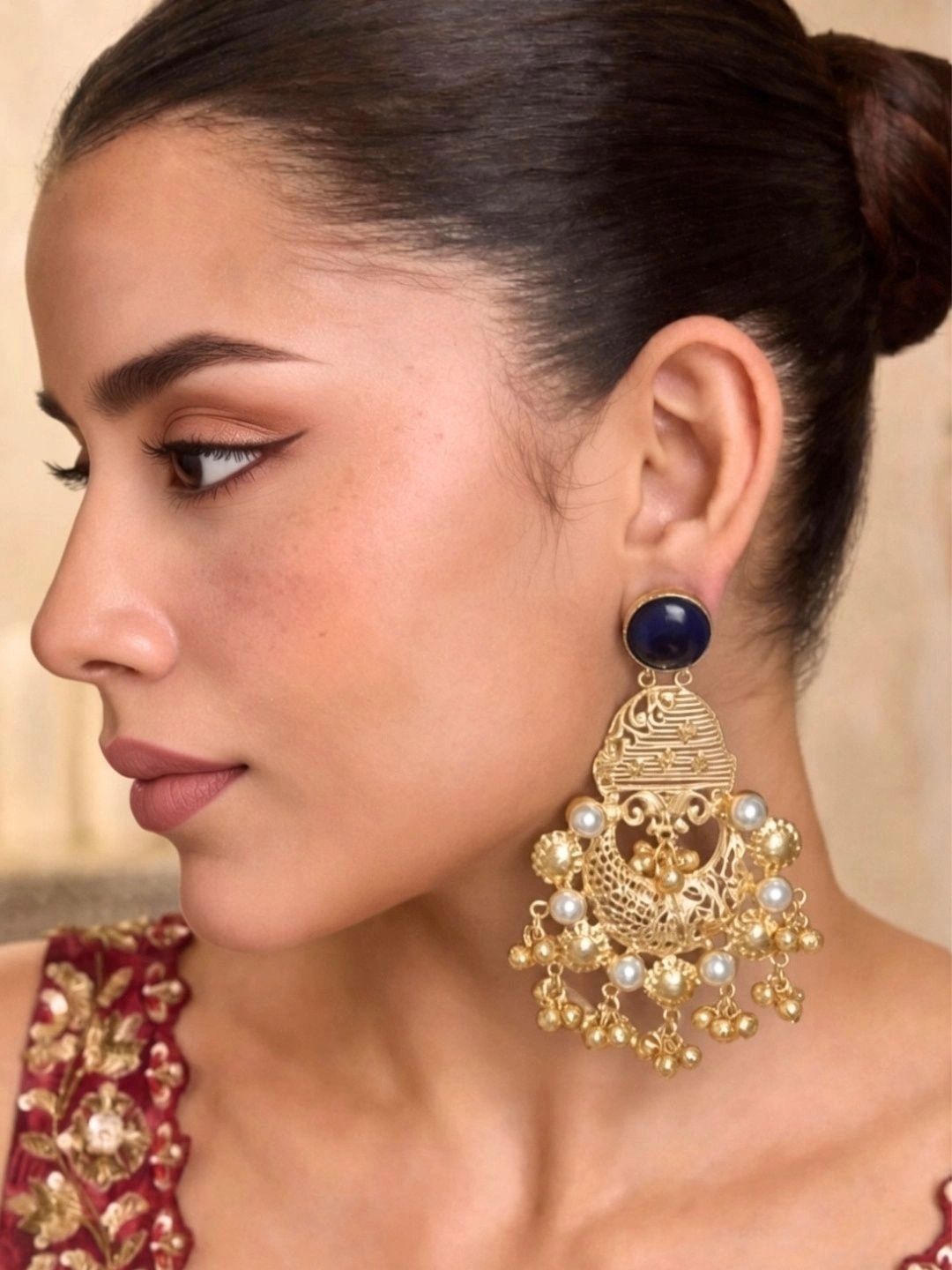 SAVIIAS STUDIOZ Geometric Drop Earrings-picture-49