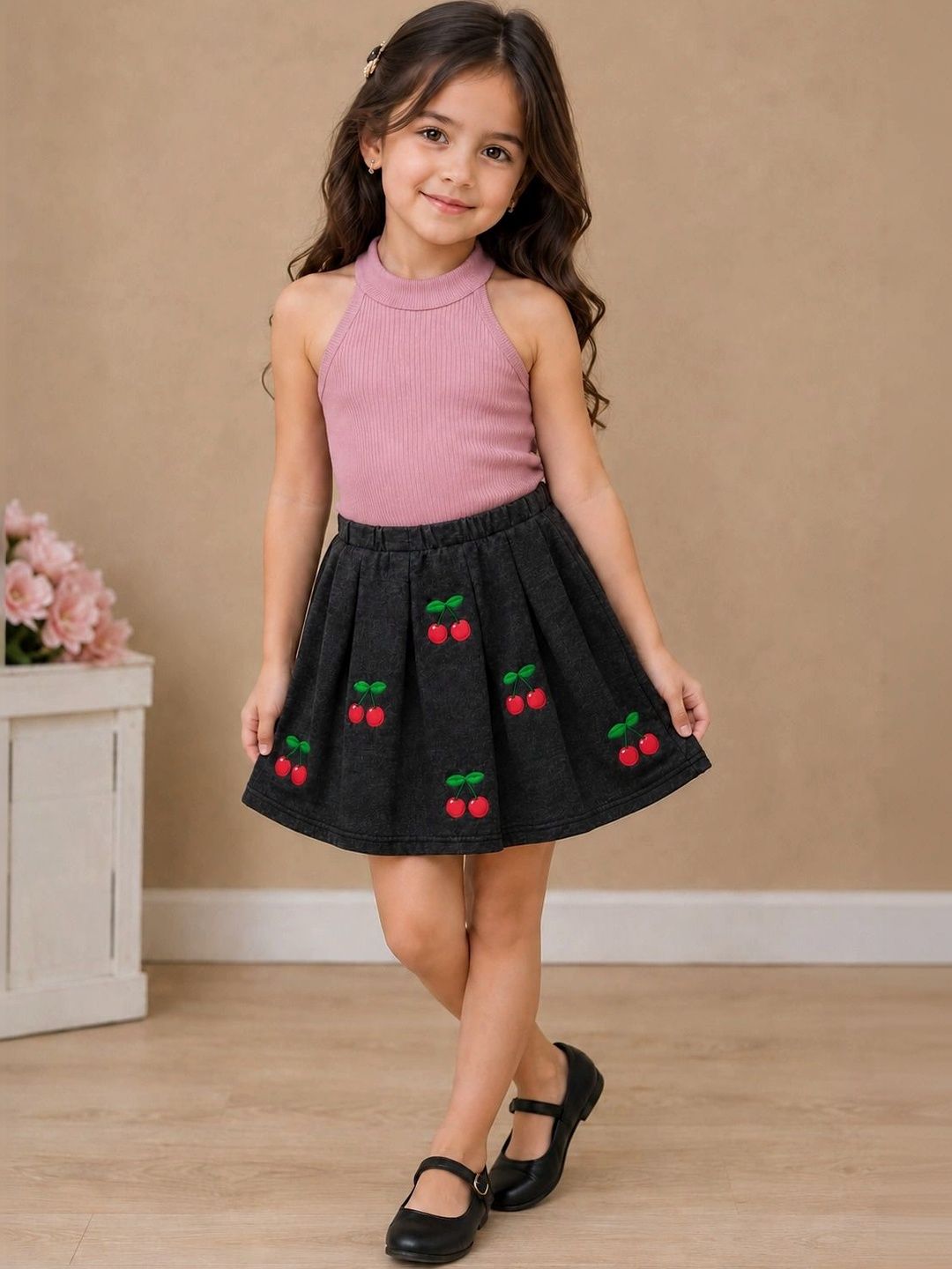 RAMIAAZ Girls Top with Skirt-picture-21