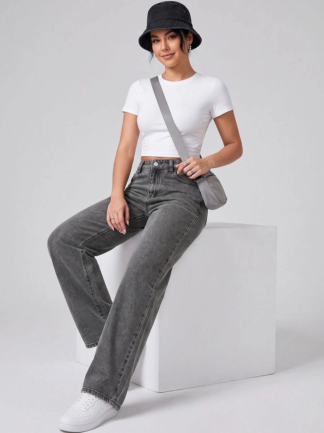 DressBerry Women Comfort Straight Fit High-Rise Stretchable Jeans-picture-44