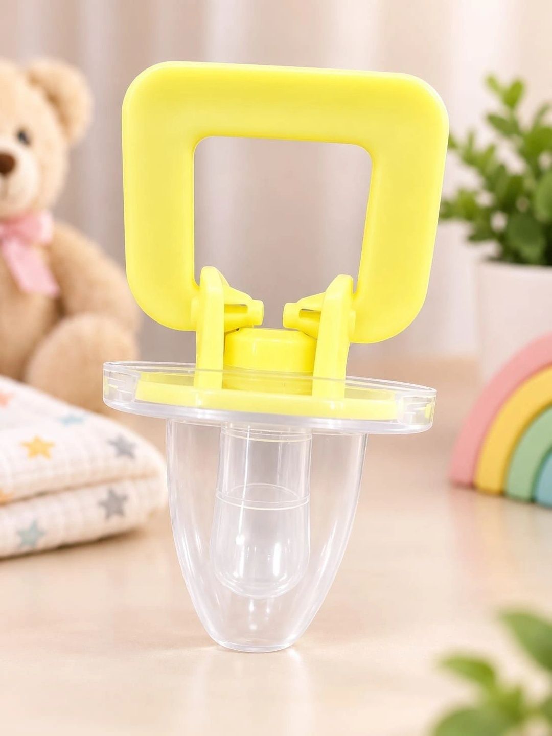 Joy Buzz Infants Transparent BPA-Free Soft Fruit Pacifier Style With Protective Cap-picture-26