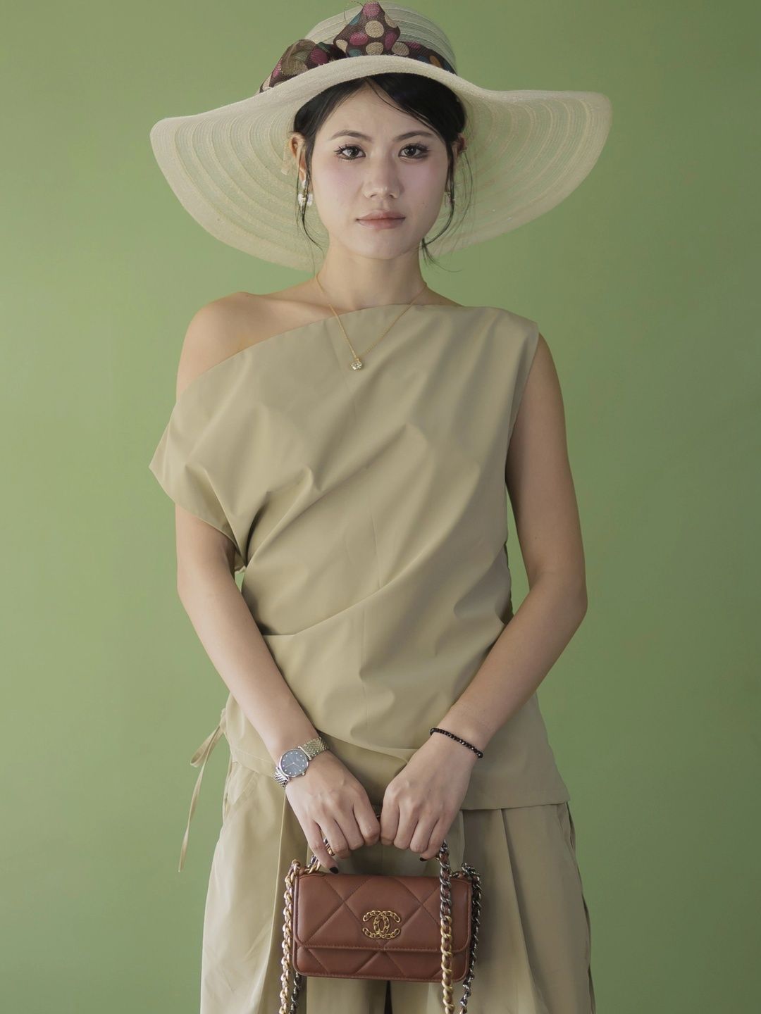 All ABOUT EVE One Shoulder Satin Top-picture-54