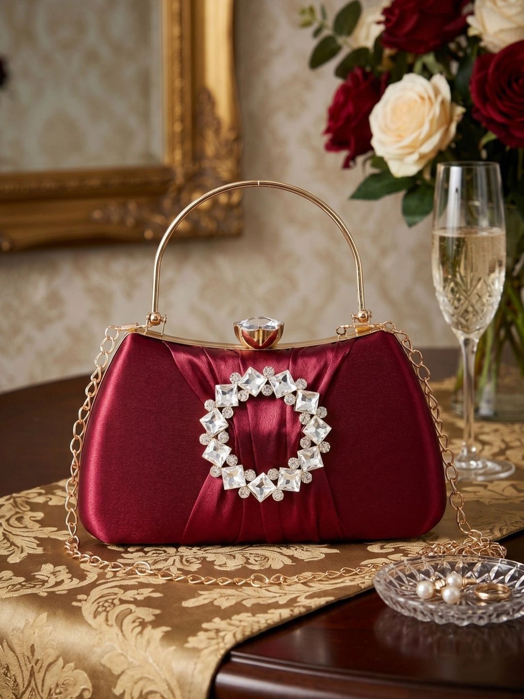 MISHA Embellished Box Clutch-picture-34