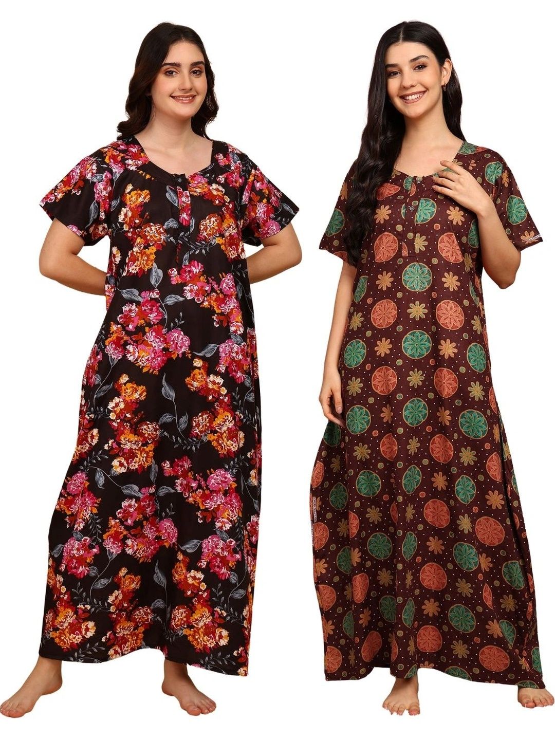 YUKATA Printed Maxi Nightdress-picture-34