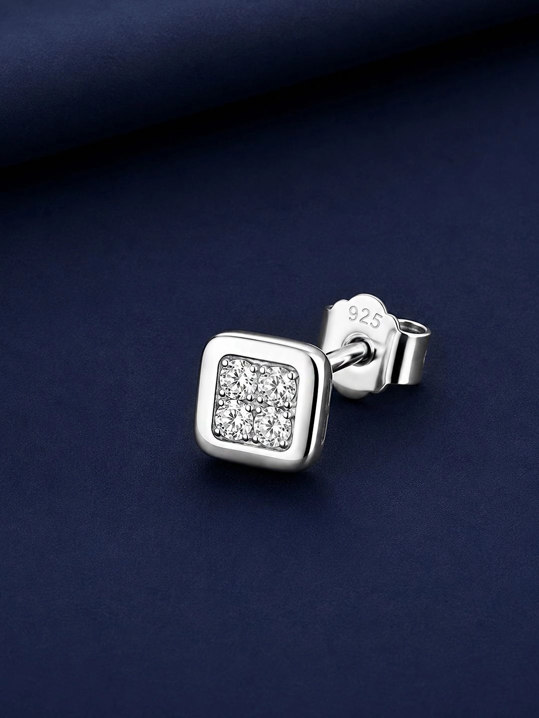 Caratiro Square Studs Earrings-picture-27