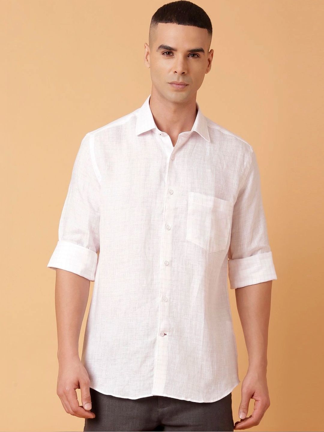 Linen Club Men Contemporary Casual Shirt-image-38