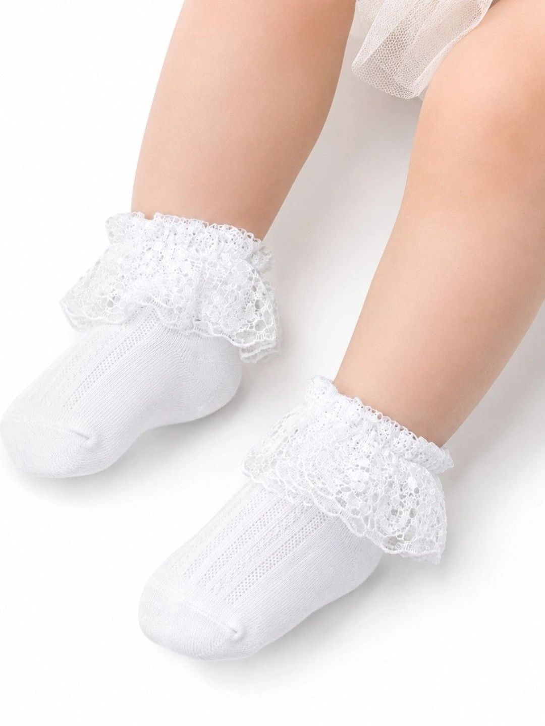 BAESD Girls Pack of 2 Cotton Blend Assorted Patterned Above Ankle Socks-picture-23