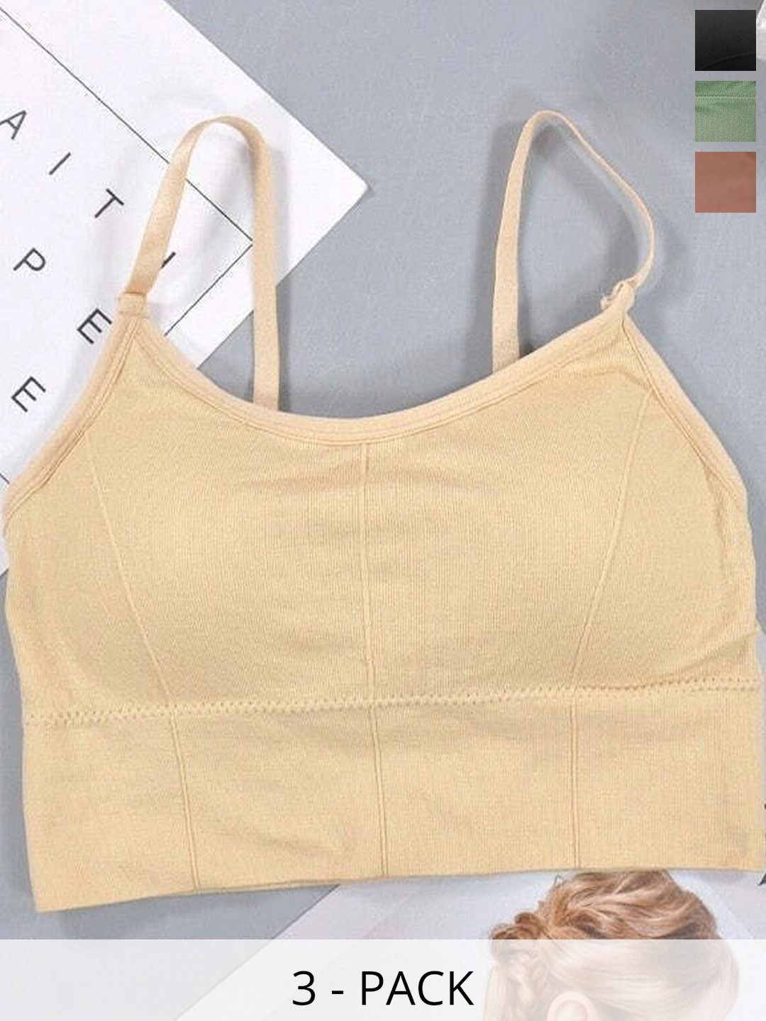 UNDER 1000 Bralette Bra Full Coverage Underwired Lightly Padded-picture-27