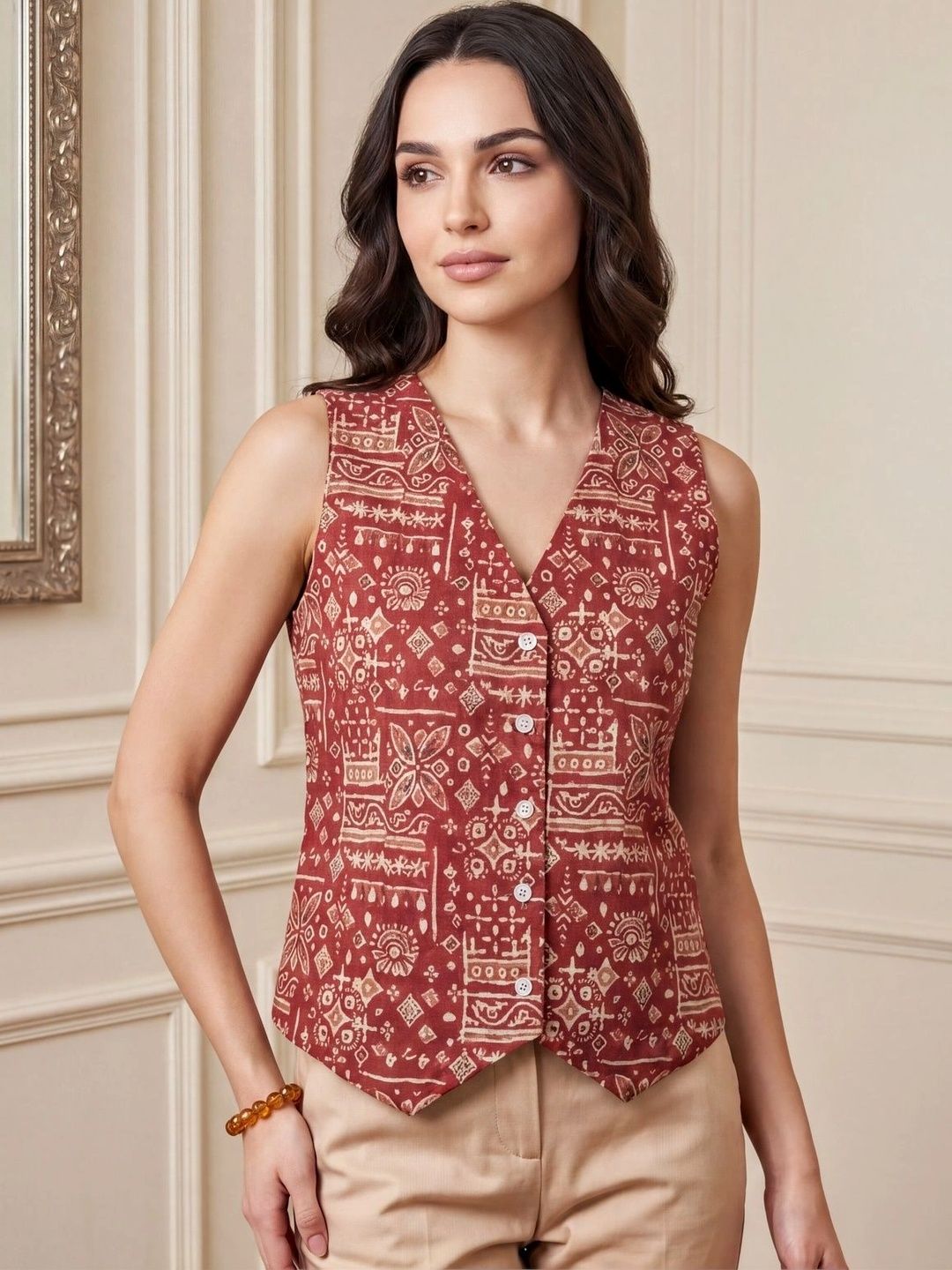 KALAMIR Print Ethnic Top-picture-14