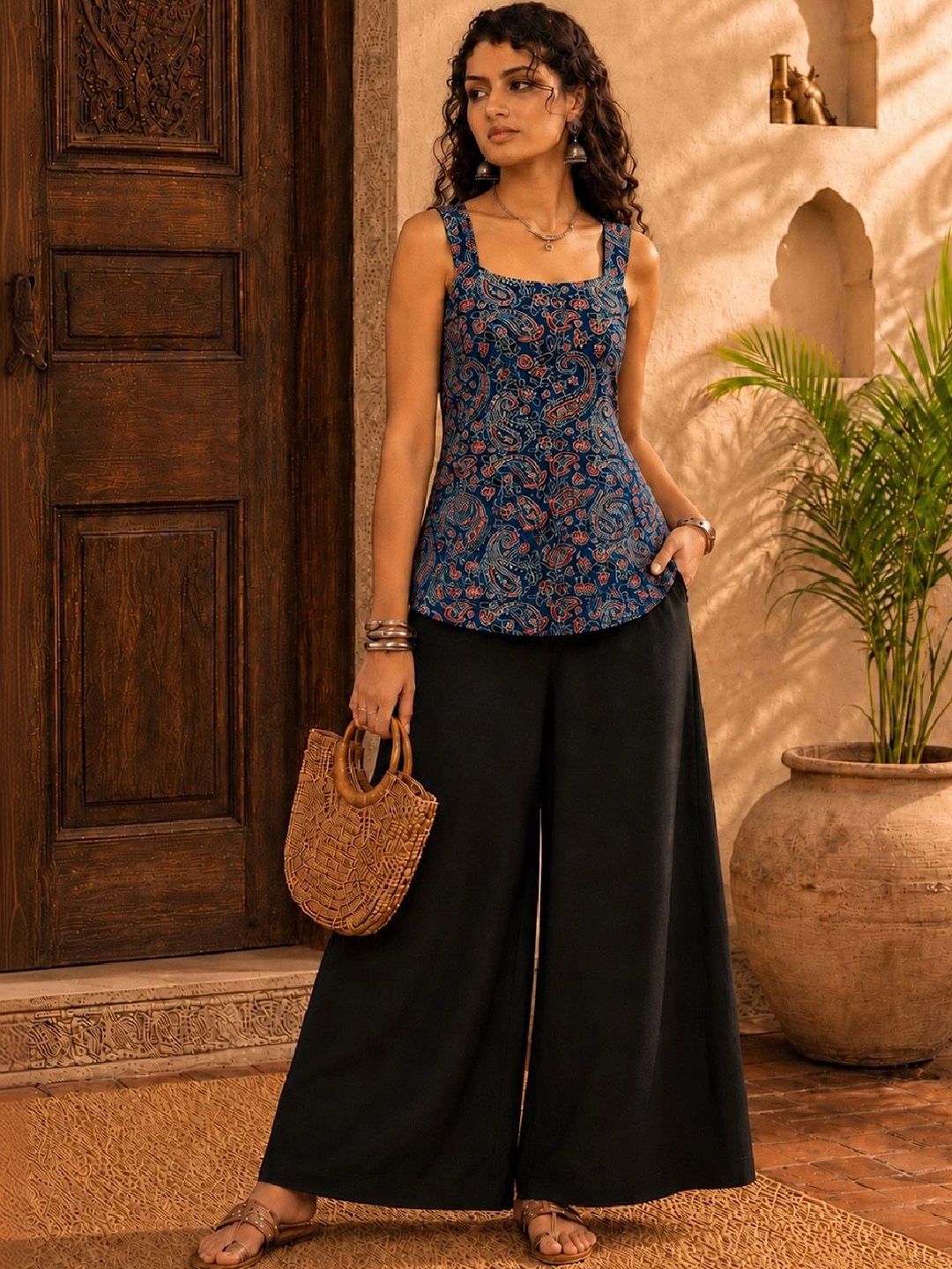 Anouk Mirage Print Ethnic Top-picture-34