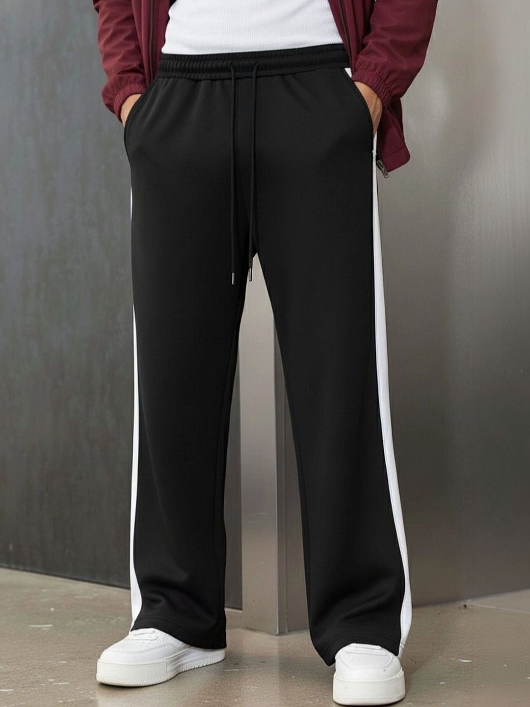 PROGENY Men Regular Fit Colourblocked Training Track Pants-picture-37