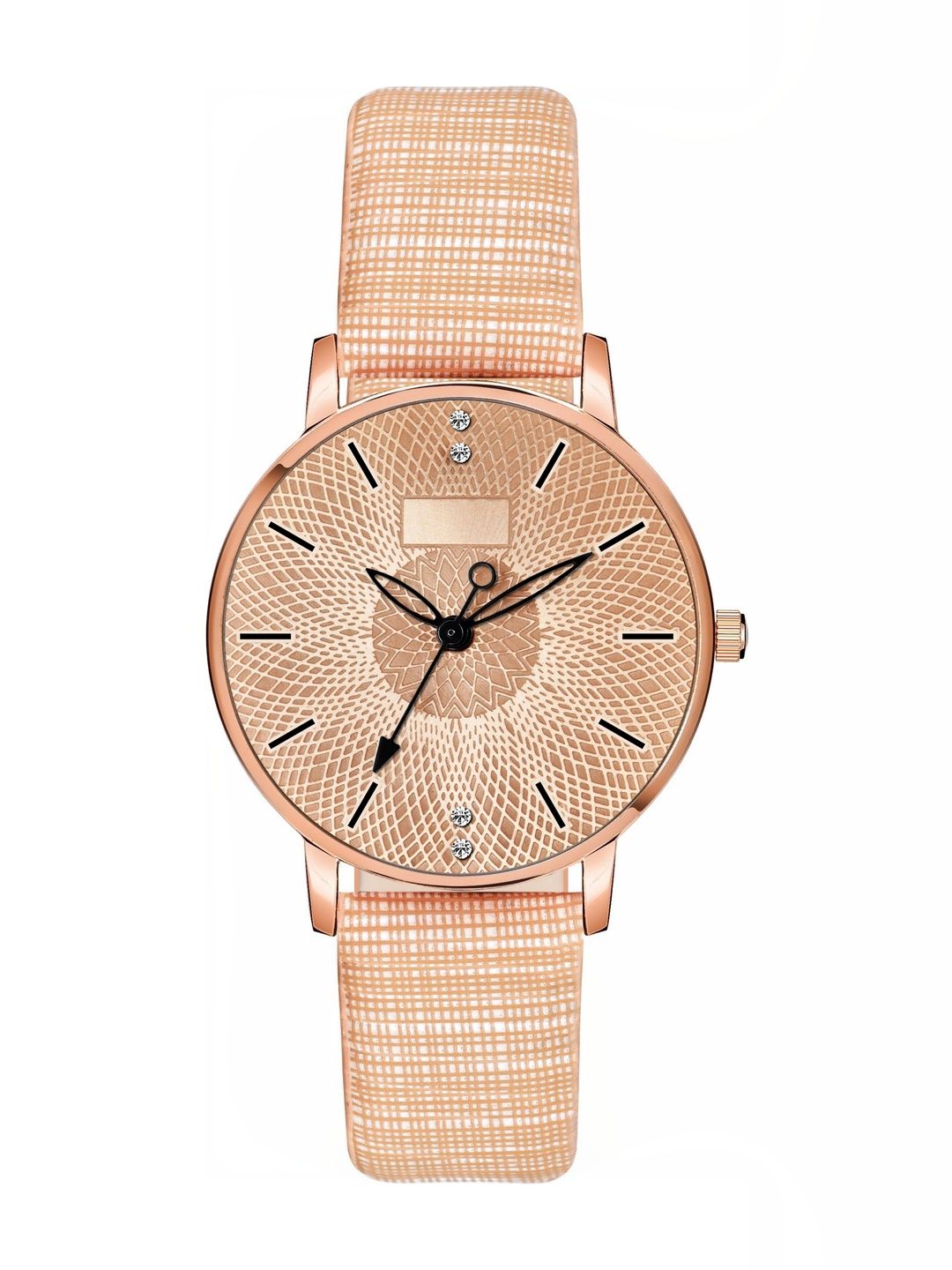 TREX Women Brass Dial & Stainless Steel Straps Analogue Watch MT-317-picture-11