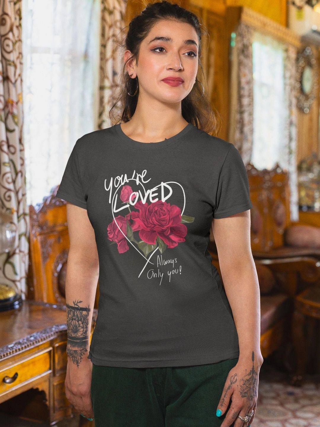 Elegantcrafts Floral Print Cotton Top-picture-11