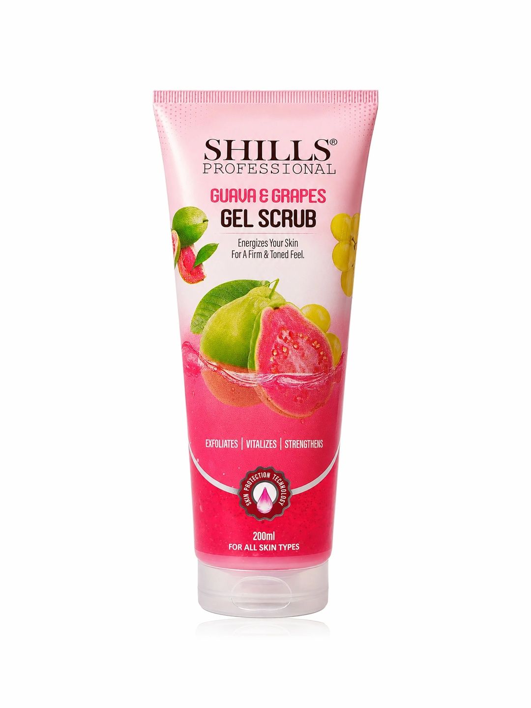 shills professional Guava & Grapes Gel Face Scrub & Exfoliator - 200 ml-picture-27