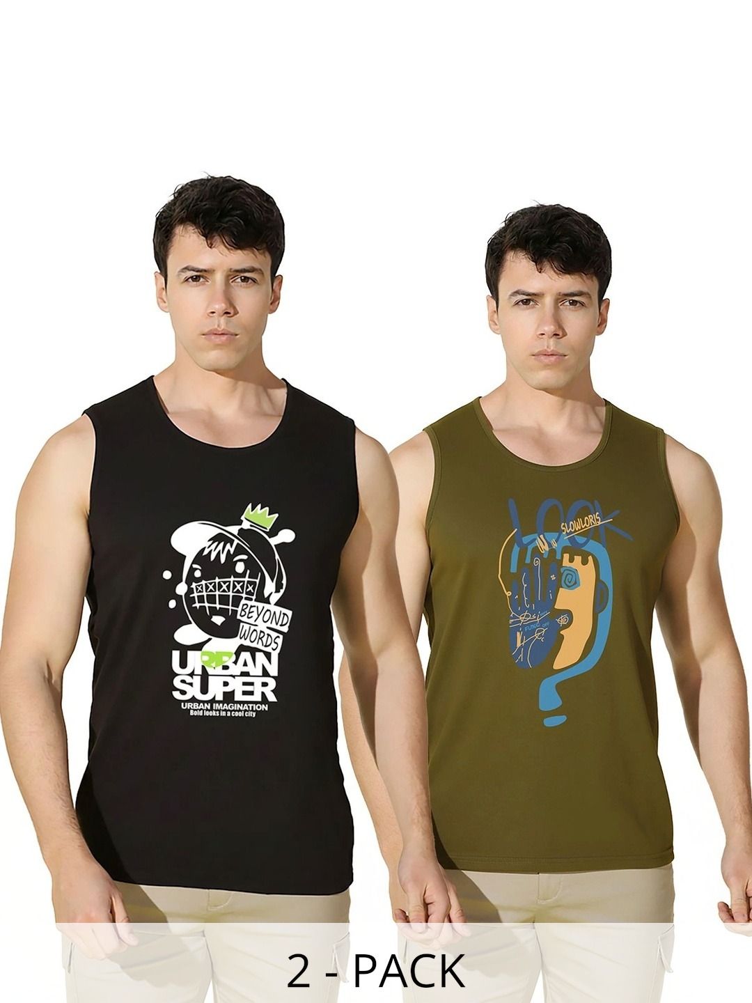 SLOWLORIS Men 2 Printed T-shirt-image-31