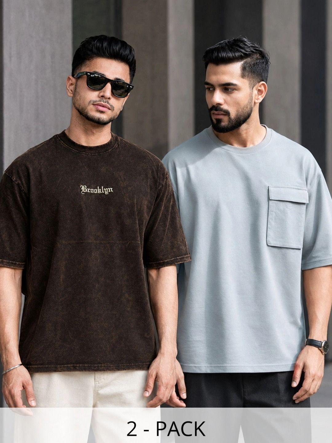 Maniac Men Typography 2 Printed Drop-Shoulder Sleeves Pockets T-shirt-picture-54