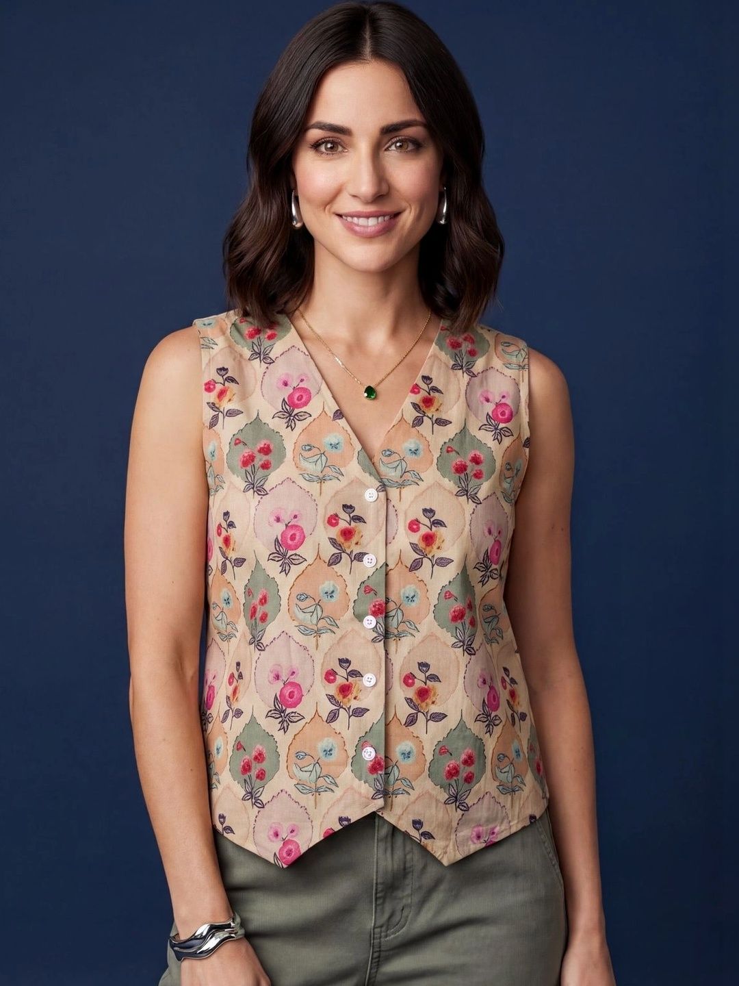 KALAMIR Floral Print Top-picture-14