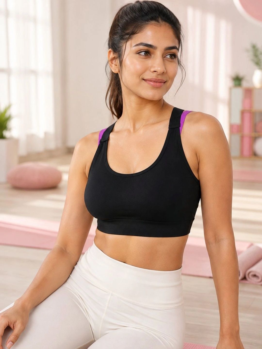 Bella Voste Colourblocked Bra Full Coverage-picture-20