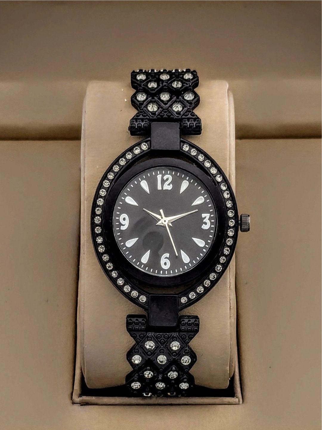 TREX Women Brass Dial & Stainless Steel Embellished Straps Analogue Watch NSW_24_BLACK-picture-32