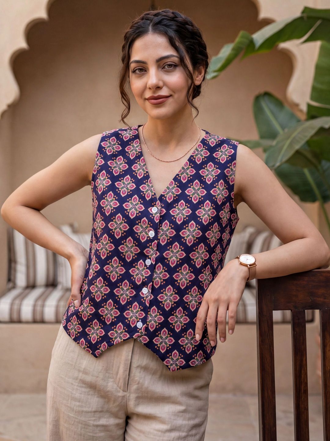 KALAMIR Print Ethnic Top-picture-31