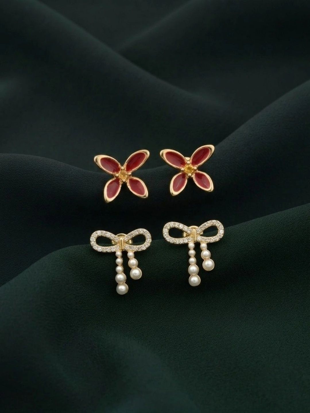 DURATI Floral Studs Earrings-picture-26
