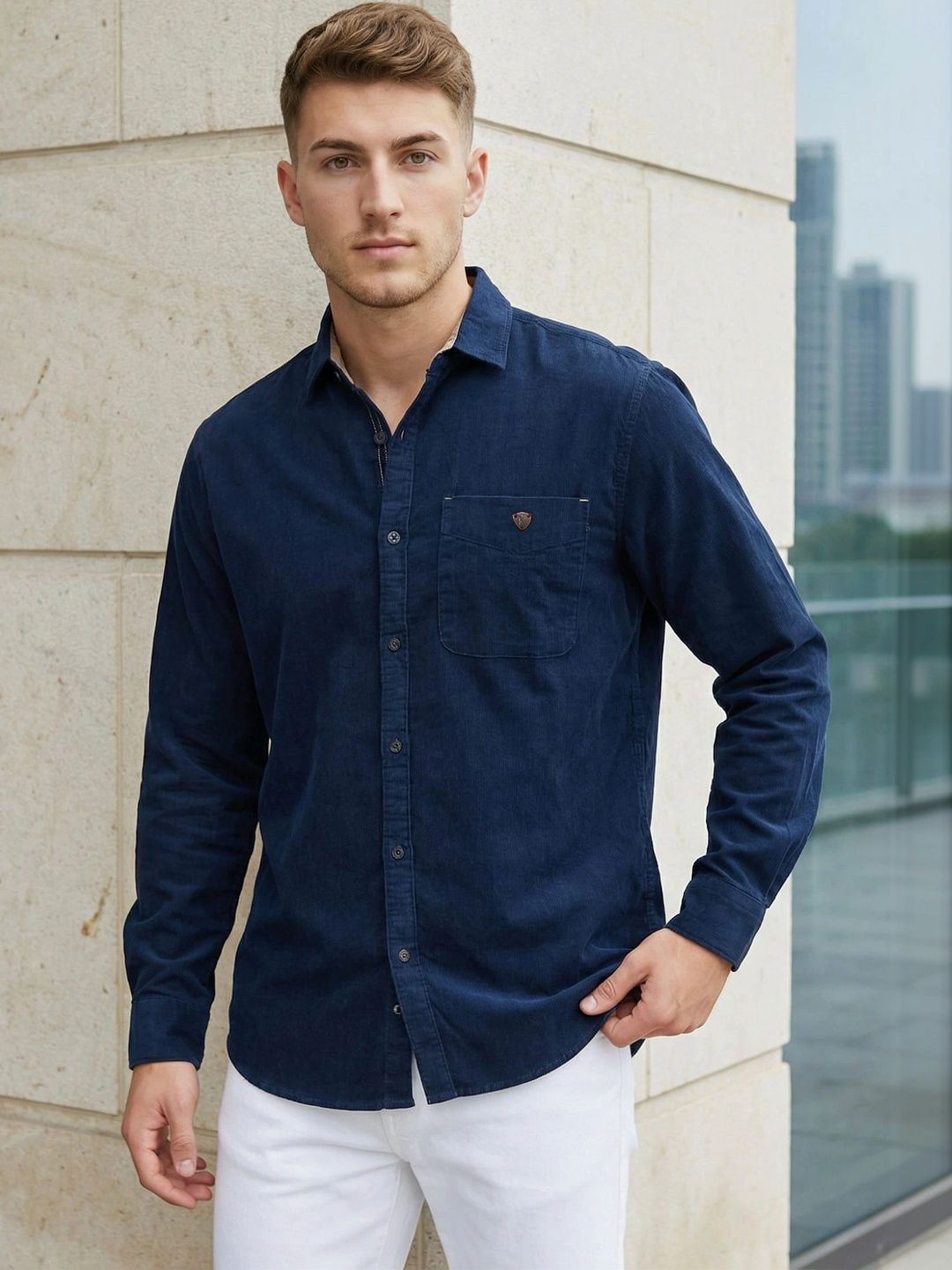 Kuons Men Classic Casual Shirt-image-27