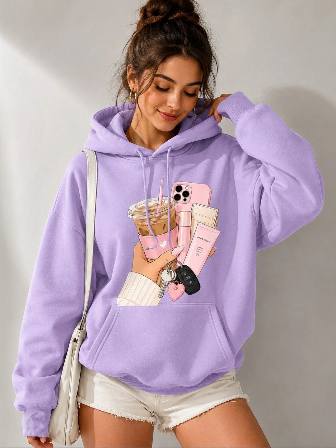 PERSONALITEE Women Printed Hooded Sweatshirt-picture-20