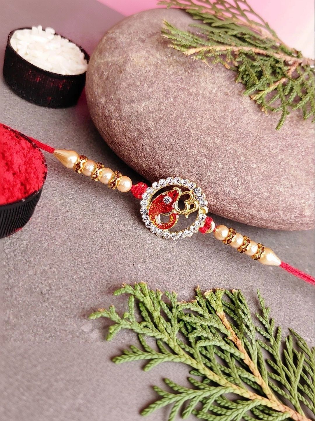 Sangria Thread Rakhi-picture-37