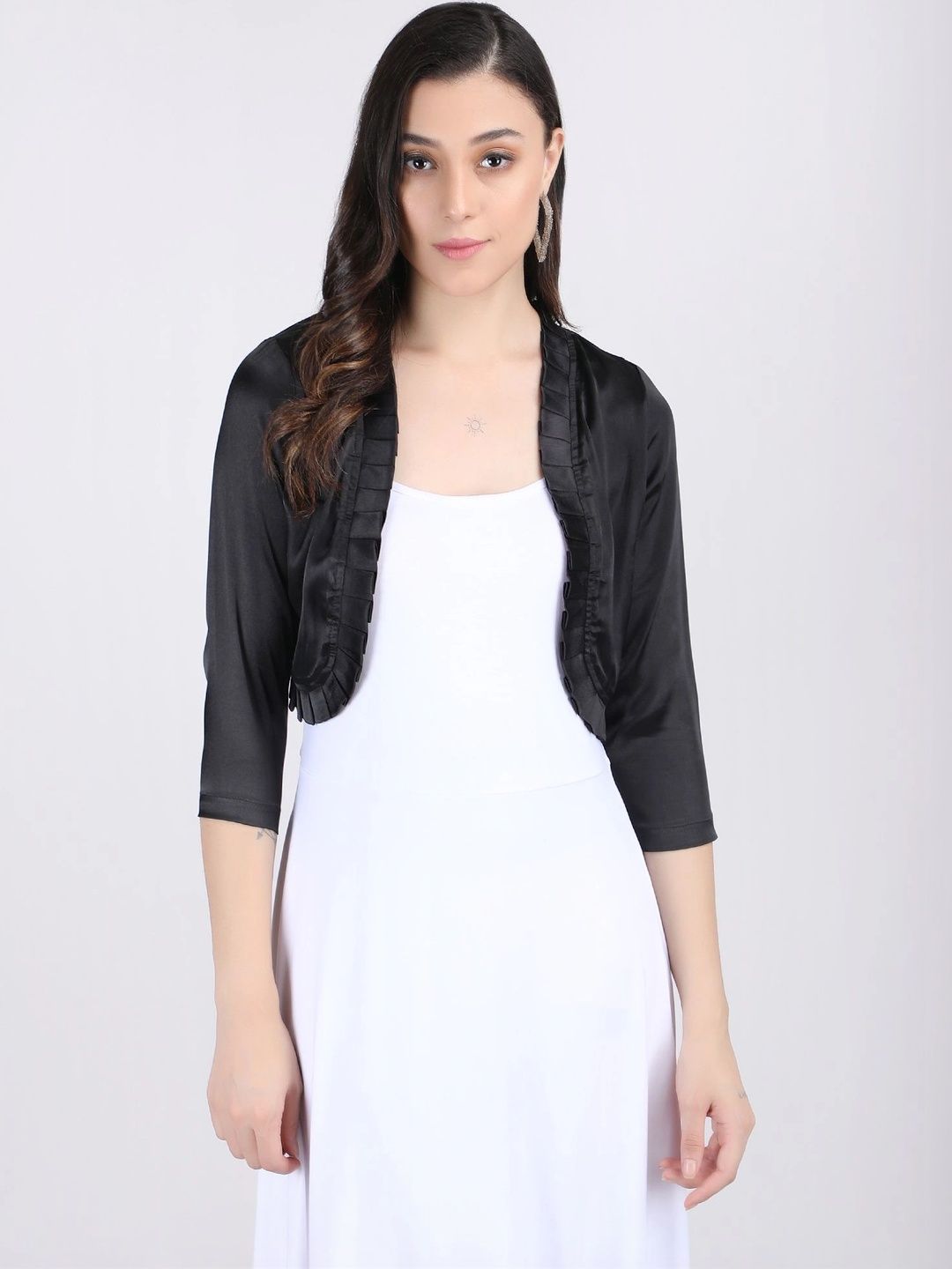 AOL Women Party Crop Shrug-picture-12