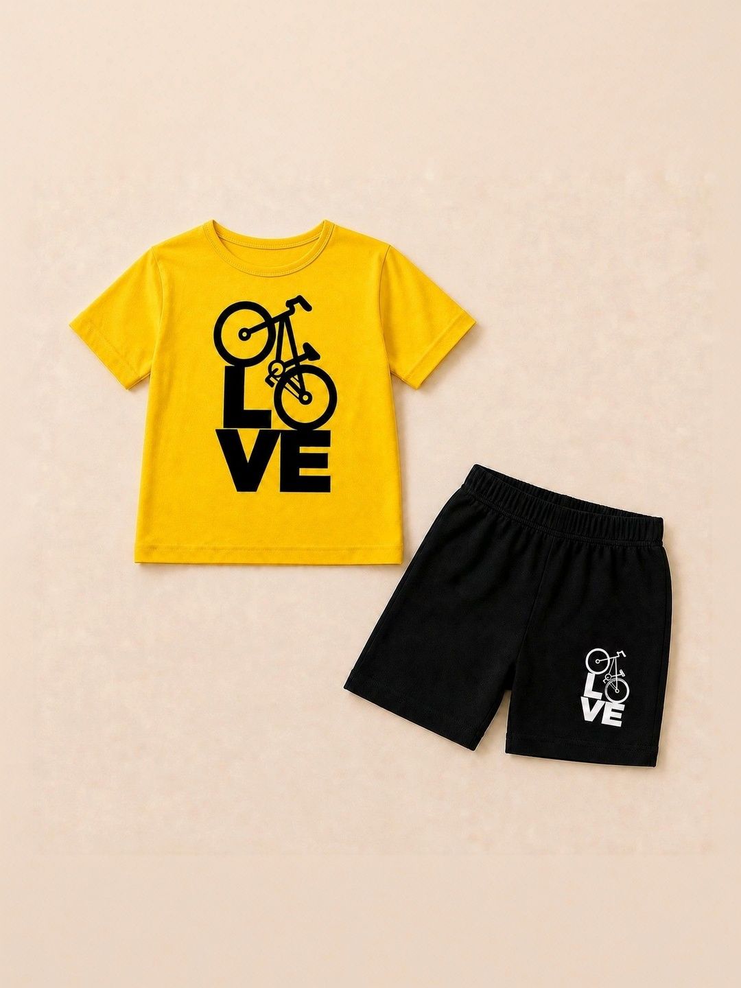 JIM Trend Unisex Kids Printed T-shirt with Shorts-picture-51