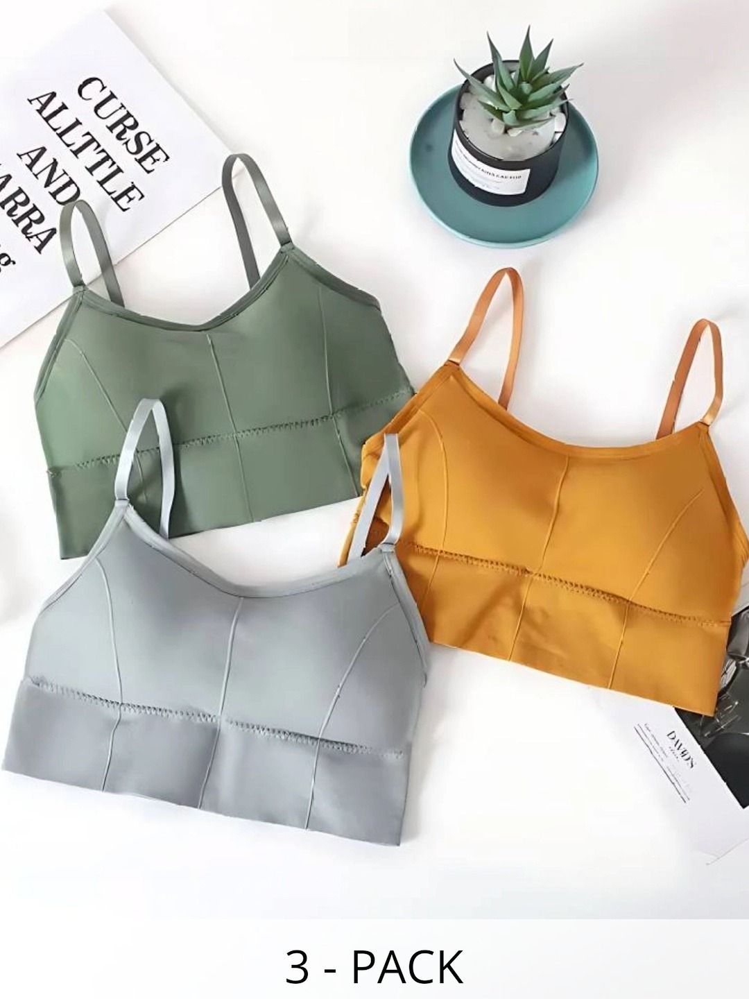 UNDER 1000 Bralette Bra Full Coverage Underwired Lightly Padded-picture-20