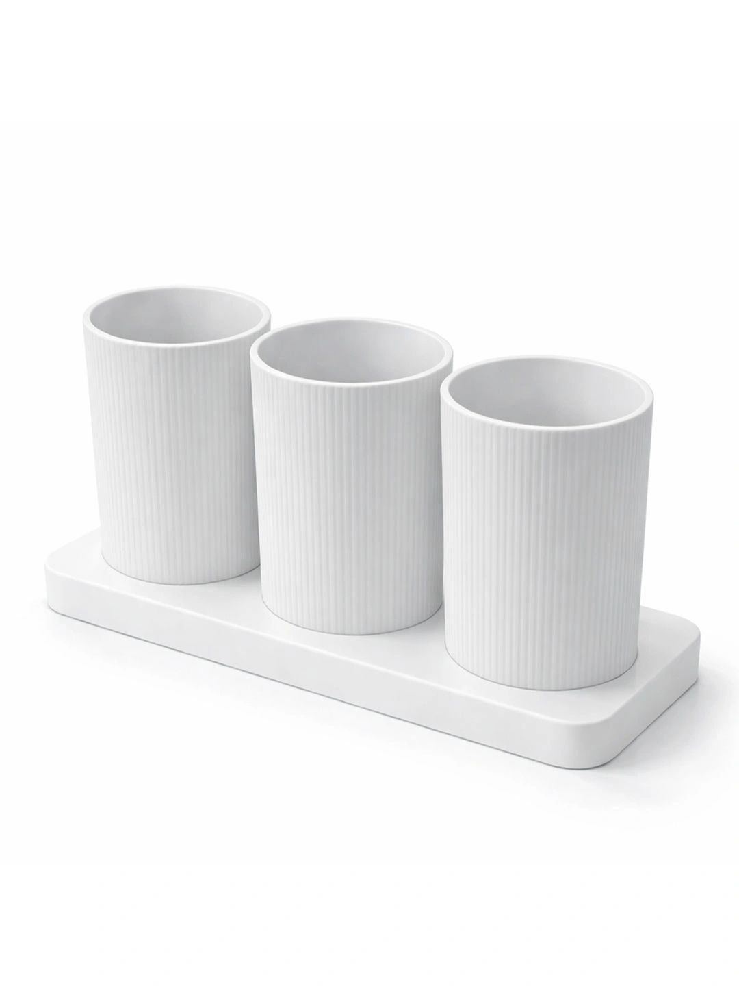 MIKANIX White Plastic Cutlery Holder-image-12