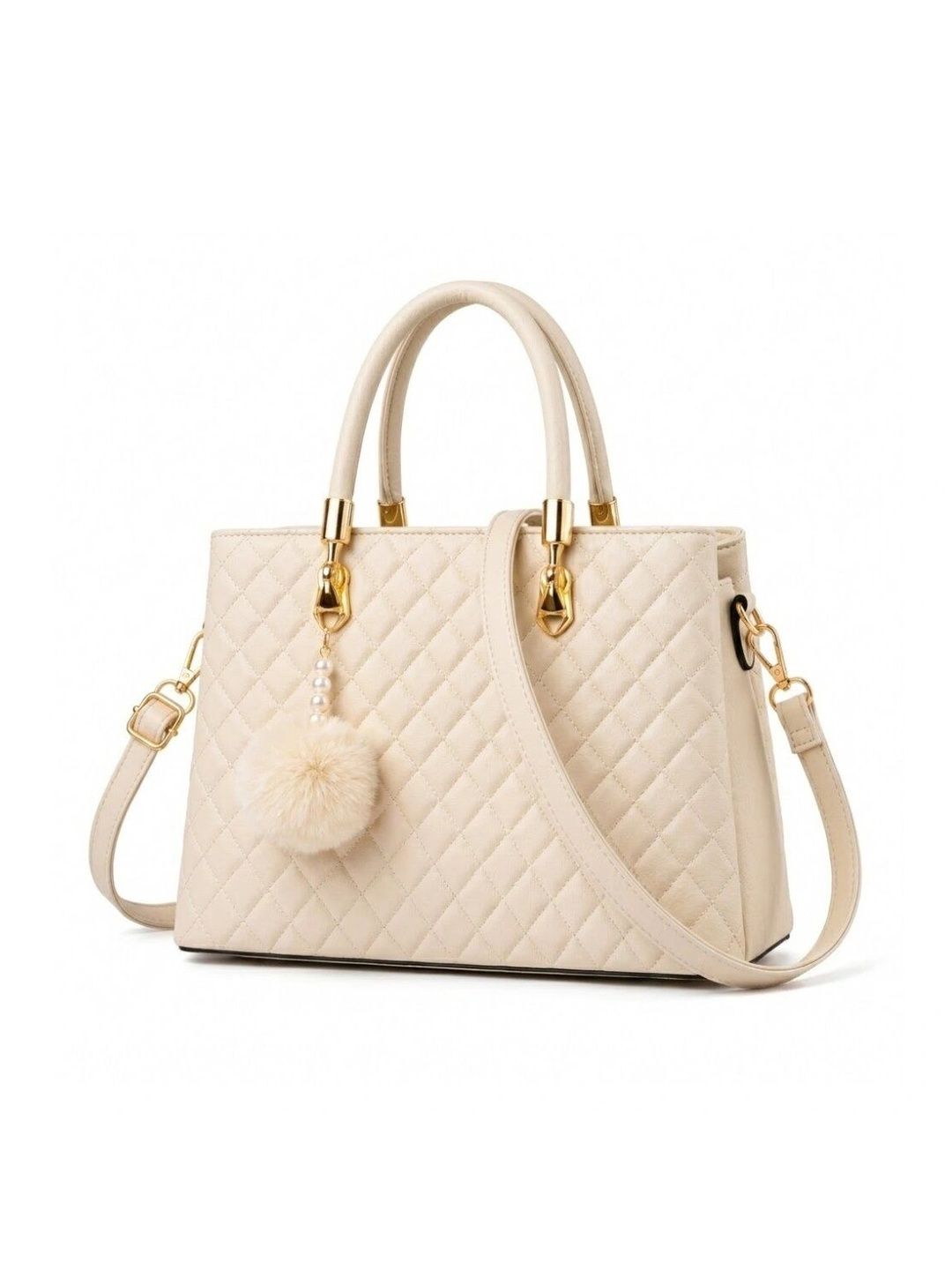 TURBOMAX PU Structured Satchel with Quilted-picture-50