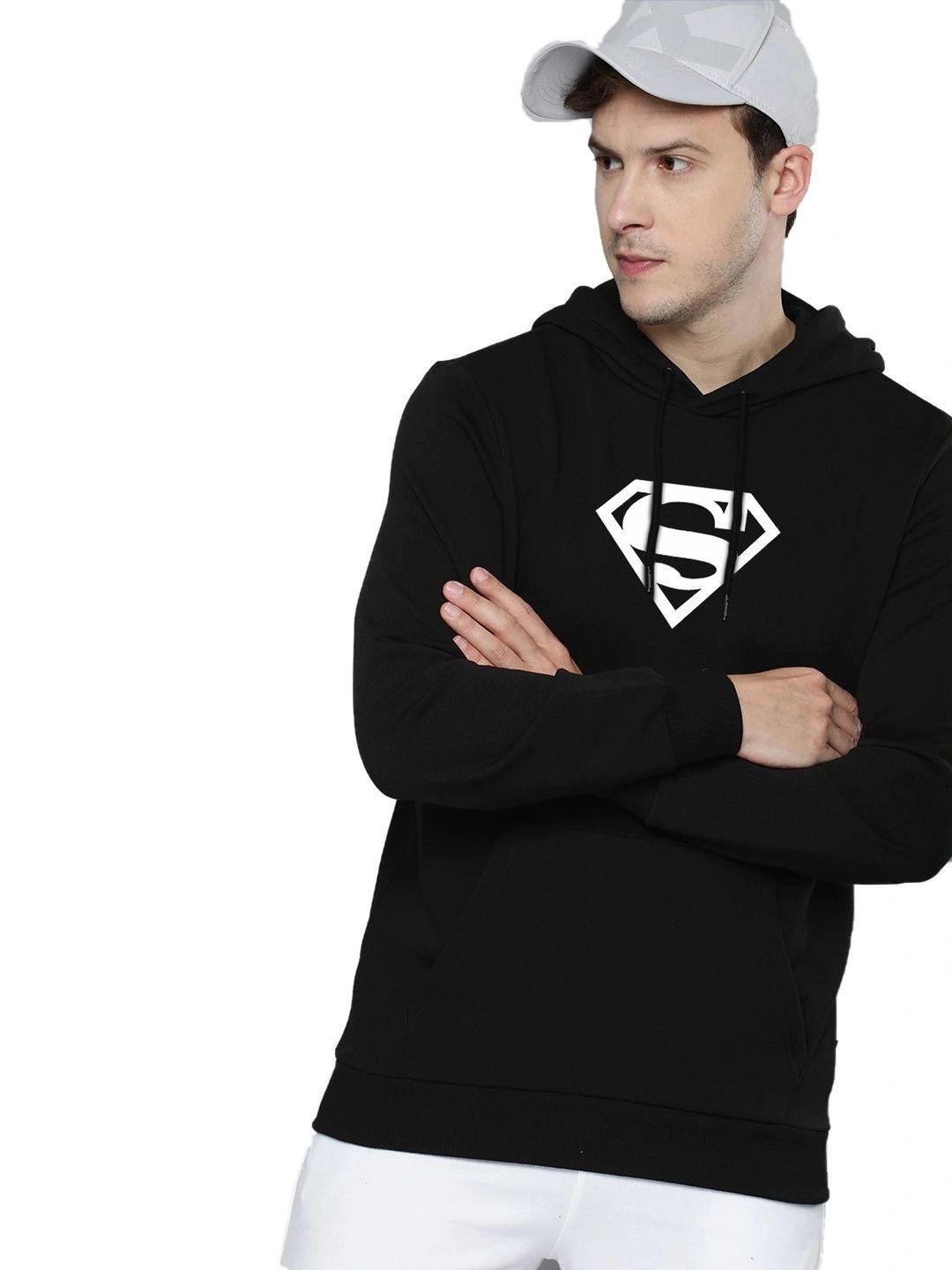 Moda Rapido X Organic Chics Men Printed Hooded Sweatshirt-picture-15