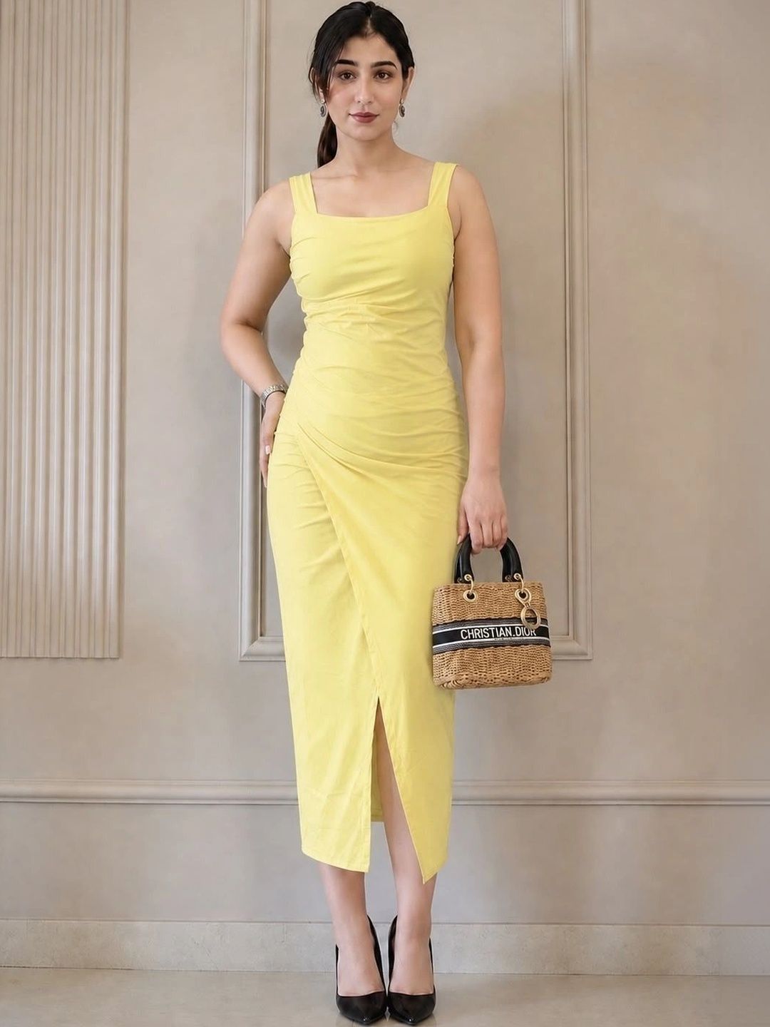 ULTRAVOGUE Bodycon Midi Dress-picture-57