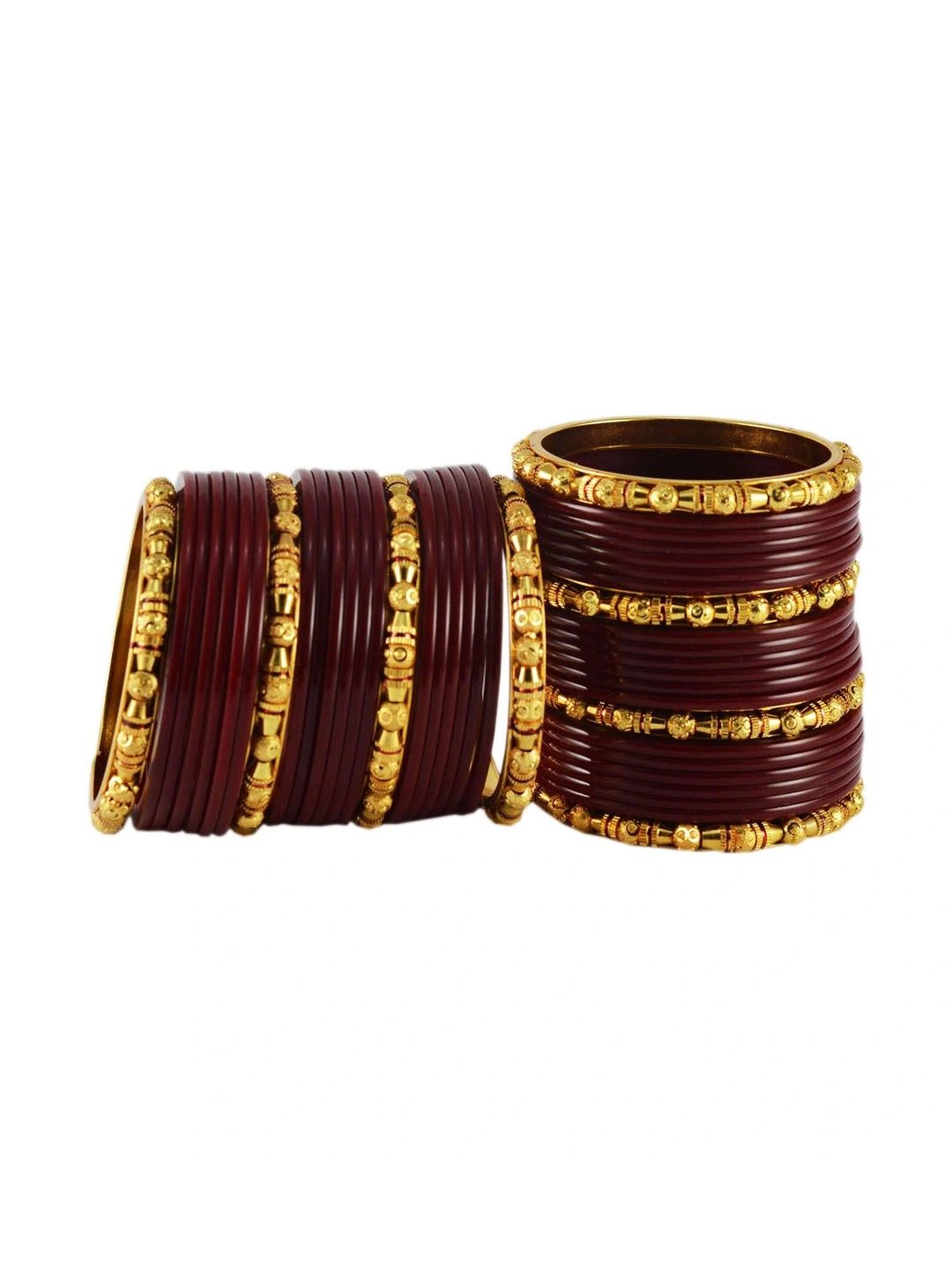 MAYA FASHION Stone Studded & Beaded Bangle-picture-40