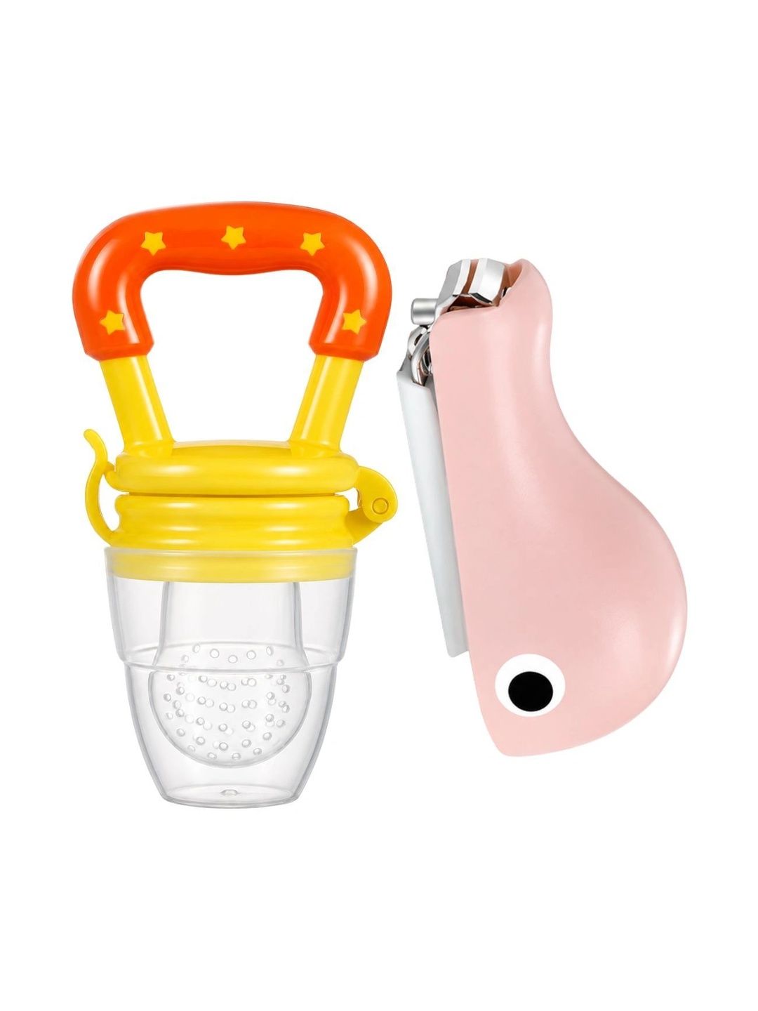 Crescent Set of 2 Baby Fruit Food Feeder Nibbler, Nail Cutter Combo-picture-55