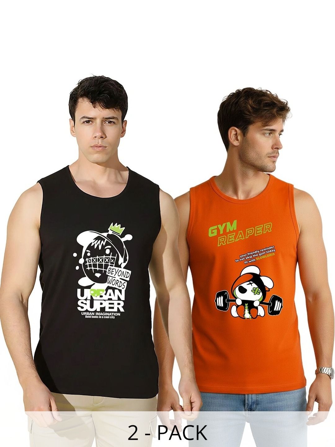 SLOWLORIS Men 2 Printed T-shirt-image-9